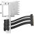 Fractal Design Flex 2 PCIe 4.0 x16 White, bracket + extension cable (white/black, 19.5cm)