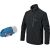 Bosch Heat+Jacket GHJ 12+18V kit size S, work clothing (black, incl. charging adapter GAA 12V-21, 1x 12-volt battery)