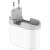 Universal Wall Charger Budi 328E USB + USB-C, 18W + EU/UK/US Adapters (white)