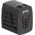 Universal Wall Charger / AC Adapter Budi 4x USB, 5A, EU/UK/AUS/US/JP (black)
