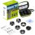 Mobile lens kit APEXEL APL-DG6V2 6 in 1 universal (black)