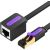 Flat Network Cable Extension CAT7 Vention ICBBH RJ45 Ethernet 10Gbps 2m Black