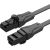 Flat UTP Cat6 Network Cable Vention IBABL RJ45 Ethernet 1000Mbps 10m Black