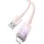 Fast Charging cable Baseus USB-A to Lightning Explorer Series 1m, 2.4A (pink)