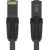 Flat UTP Cat.6 Network Cable Vention IBABH Ethernet 1000Mbps 2m Black