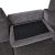 Corner sofa DAYTON RC, electric recliner, dark grey