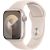 Apple Watch Series 9, Smartwatch (silver/light beige, aluminum, 41 mm, sports band)