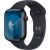Apple Watch Series 9, Smartwatch (dark blue/dark blue, aluminum, 45 mm, sports band, cellular)