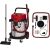 Einhell TE-VC 2350 SACL, wet/dry vacuum cleaner (red/stainless steel, 1,600 watts)