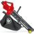 WOLF-Garten cordless leaf vacuum/leaf blower LYCOS 40/480 V set, 40 volts (red/black, Li-ion battery 5.0 Ah)