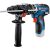 Bosch FlexiClick hammer drill attachment GFA 12-H Professional, drill chuck (black, for cordless screwdriver GSR 12V-15 FC / -35 FC)