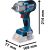 Bosch Cordless Impact Wrench GDS 18V-450 HC Professional solo, 18V (blue/black, Bluetooth module, without battery and charger, in L-BOXX)
