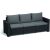 Keter Dārza dīvāns trīsvietīgs California 3 Seater Sofa pelēks