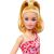 Lalka Barbie Mattel Fashionistas w różowo-czerwonej, kwiecistej sukience (FBR37/HJT02)