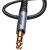 Joyroom SY-A09 AUX cable 3.5mm mini jack to 3.5mm mini jack, braided, 1.2m (black)
