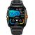 Colmi P76 smartwatch (black and orange)