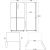 Side-by-side fridge freezer Scandomestic SKF481X