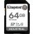 Kingston Industrial 64GB SDXC Memory Card (Black, UHS-I U3, Class 10, V30, A1)