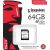 Kingston Industrial 64GB SDXC Memory Card (Black, UHS-I U3, Class 10, V30, A1)