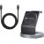Forcell 3in1 C 3в1 15W Беспроводная Magsafe Qi Зарядка Штатив для Смартфона / Смарт часов / TWS наушников Черный