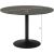 Dining table IBIZA D110xH74cm, black marble