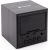 Evelatus EMC02 цифровой деревянный кубический будильник с термометром + USB адаптер Черный