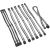 PSU kabeļu pagarinātāji Kolink Core Pro Braided Cable Extension Kit 12V-2x6 Type 1 - Jet Black/ White