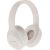 CANYON BTHS-3, Bluetooth headset,with microphone, BT V5.1 JL6956, battery 300mAh, Type-C charging plug, PU material, size:168*190*78mm, charging cable 30cm and audio cable 100cm, Beige