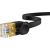 Baseus Cat 7 UTP Ethernet RJ45 Cable Flat 1,5m black