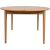 Edamistabas galds TROYES D120+40xH75cm, ozols