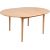 Edamistabas galds TROYES D120+40xH75cm, ozols