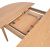 Edamistabas galds TROYES D120+40xH75cm, ozols