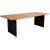 Dining table VALENCIA 220x100xH75cm, oak