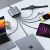 Charger Satechi 200W 6xUSB-C 6-port GaN Uzlādes stacija