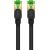 Braided network cable cat.8 Baseus Ethernet RJ45, 40Gbps, 1m (black)