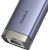 Hub 4in1 Baseus UltraJoy USB-A&USB-C to 3xUSB3.0+USB-C+RJ45 (grey)