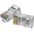 Modular RJ45 CAT6 UTP Connector Vention IDDR0-50 Transparent Pack of 50