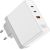 Wall charger, Vention, FEGW0-EU, 2xUSB-C, USB- A, 100W/100W/30W, GaN (white)