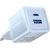 Wall charger, Vention, FEQL0-EU,  USB-C + USB- A,  30W/30W, GaN (blue)