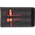 Wiha screwdriver with bit holder electric slimVario (red/yellow, 9 pieces, with slimBits and stubby)