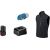 Bosch Heat+Jacket GHV 12+18V kit size L, work clothing (black, incl. charger GAL 12V-20 Professional, 1x battery GBA 12V 2.0Ah)