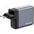 Verbatim GaN charger 140W, 1x USB-A, 3x USB-C (grey, PD 3.1, PD 3.0, QC 3.0)