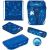 Herlitz SoftLight Plus GreenLine Deep Sea, school bag (blue, incl. filled 16-piece school case, pencil case, sports bag)