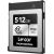 Lexar memory card CFexpress Type B 512GB Professional Silver