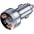 Car Charger 2xUSB-A+USB-C 80W Essager LED (grey)