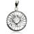 Sudraba kulons #2300686(POx-Bk)_CZ, Sudrabs 925°, oksids (pārklājums), Cirkoni, 2.8 gr.