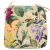 Chair pad AMAZONIA 39x39cm, beige floral