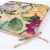 Chair pad AMAZONIA 39x39cm, beige floral