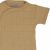 Lodger Romper Solid kokvilnas bodijs ar īsām piedurknēm, Honey, 74 cm - RFS 076_74