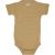 Lodger Romper Solid kokvilnas bodijs ar īsām piedurknēm, Honey, 68 cm - RFS 076_68